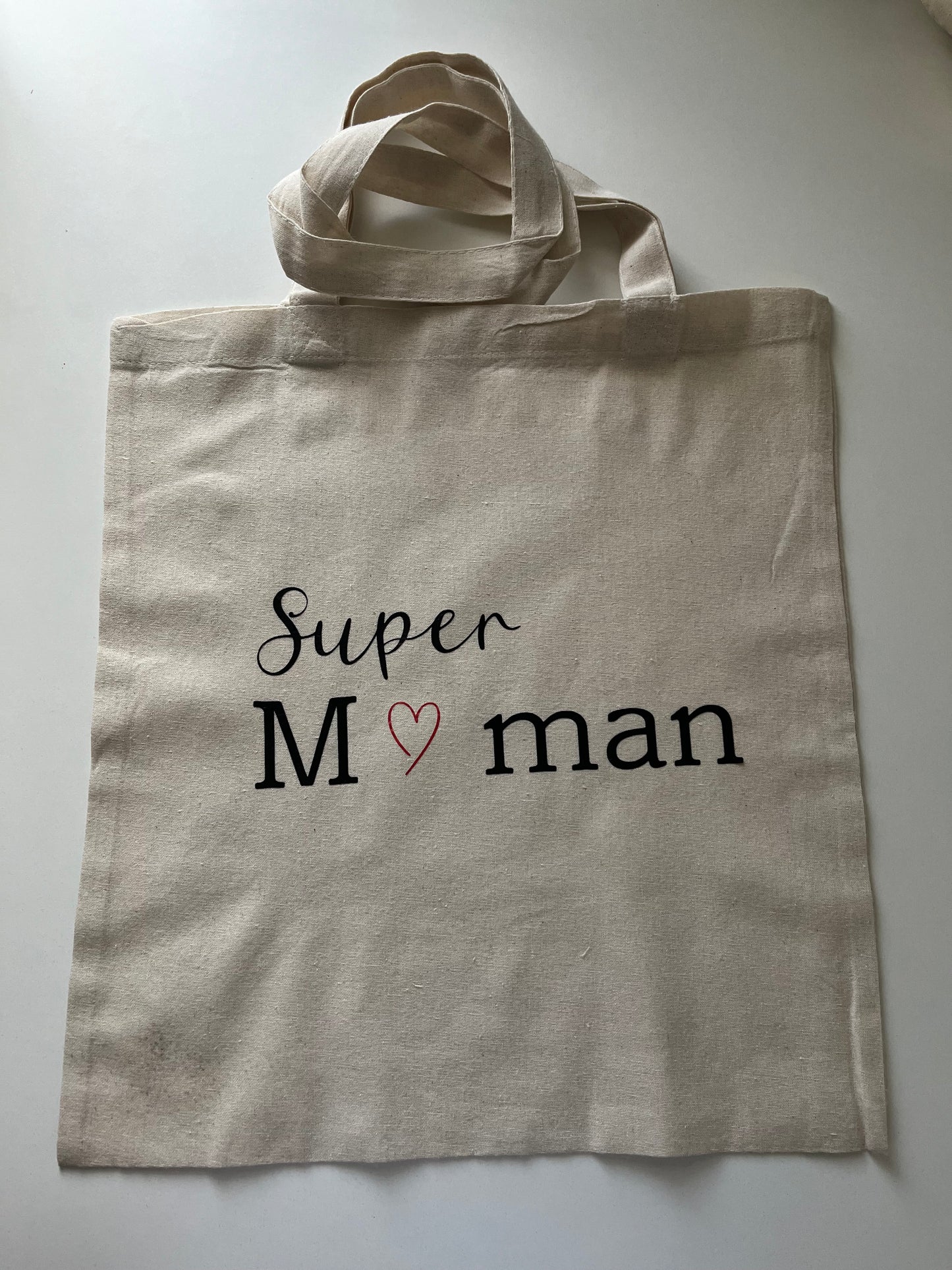 Tote bag en coton "Super Maman"