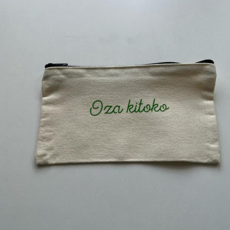 Trousse en coton "Oza Kitoko'